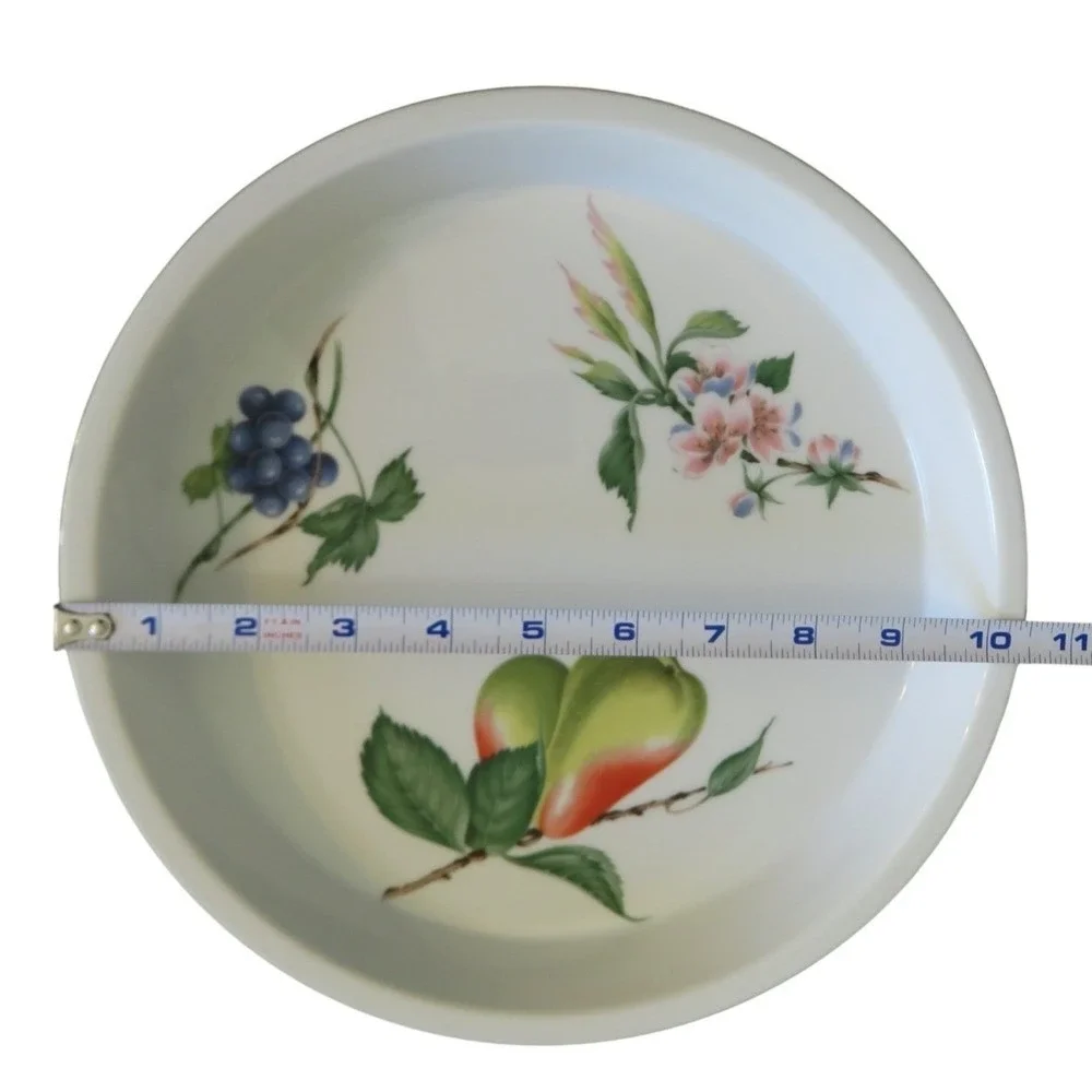 Savoir Vivre‎ Ultra Ceramic Bake & Serve Pie Plate Dish Harvest Delight YA048